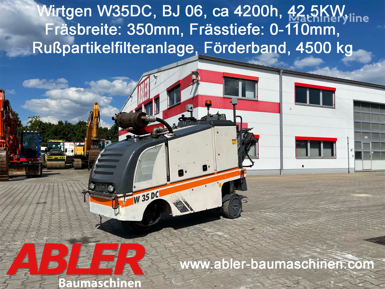 Wirtgen W35 DC Asphaltfräse asphalt milling machine