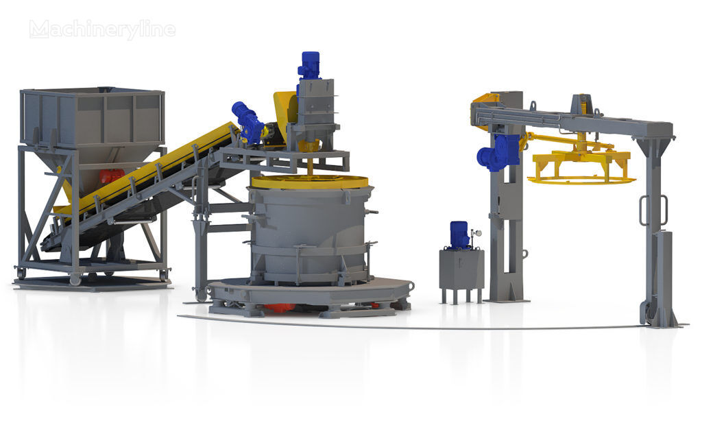 new ZZBO Vibropress KS20 s betonoukladchikom block making machine