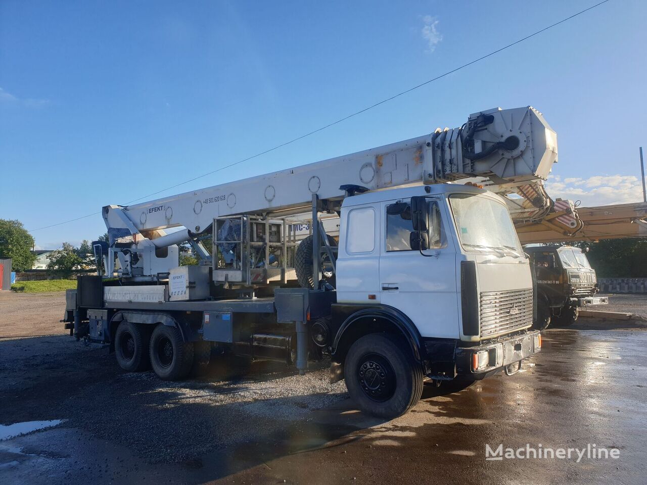 MAZ 6303A8-328  MULTITEL 40m bucket truck