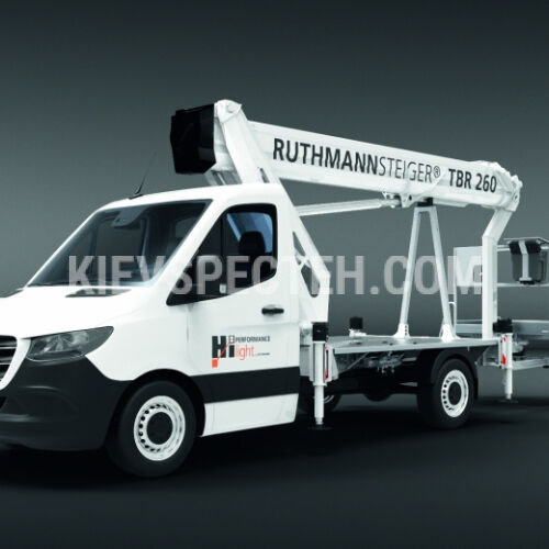 new Mercedes-Benz bucket truck