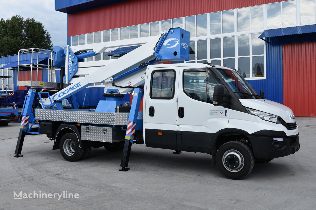 new Socage DA320 na shassi IVECO Daily 60S16H3.0D (kabina 7 mest) bucket truck