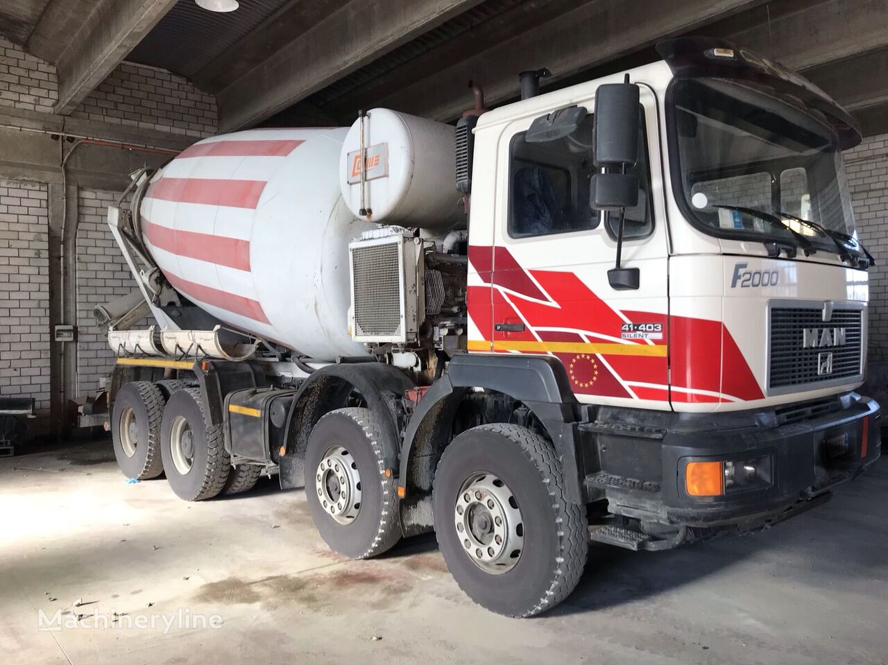 MAN 41.403 concrete mixer truck