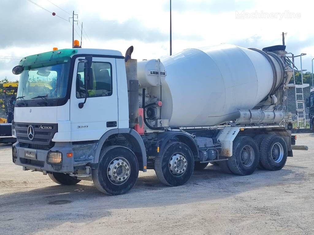 Liebherr  on chassis Mercedes-Benz Actros 3241 concrete mixer truck