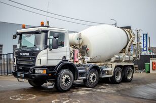 Scania P410+E6 + STETTER 9M3 concrete mixer truck