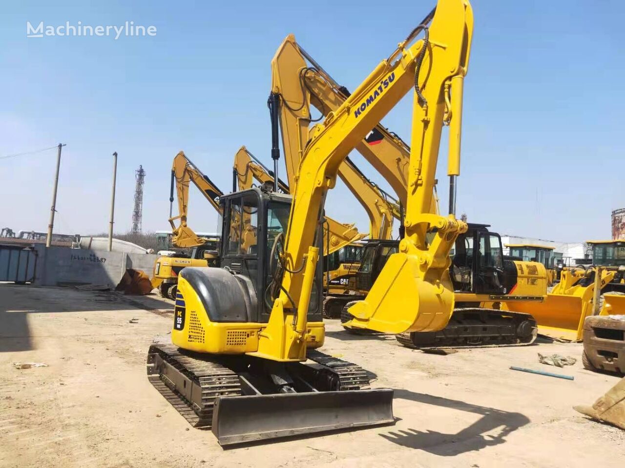 Komatsu PC55 mini excavator