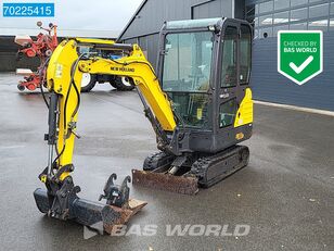 New Holland E18 C 2 buckets mini excavator