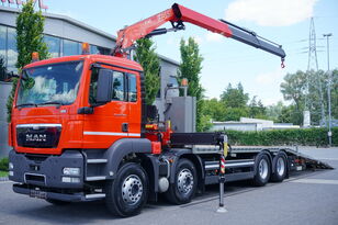 MAN TGS 35.360 8x2 tow truck / FASSI F165A.2.22 / remote  mobile crane