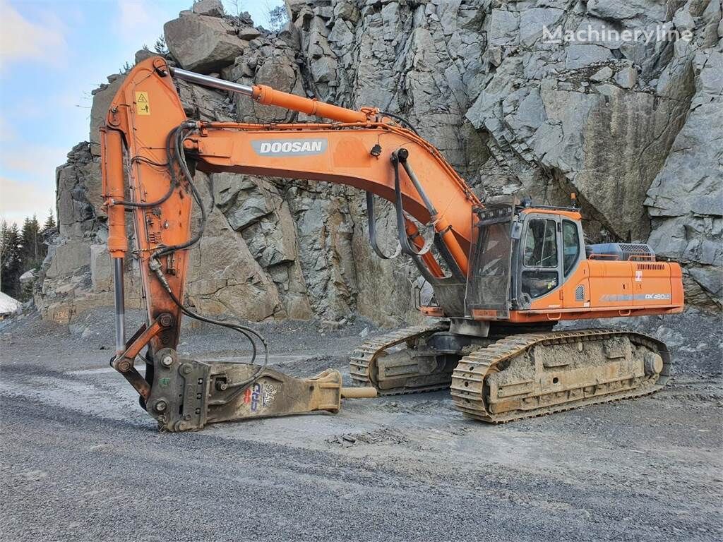 Doosan DX 480 LC tracked excavator