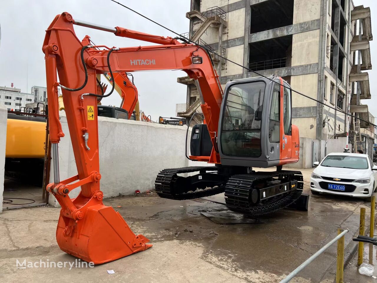 Hitachi ZX70 tracked excavator