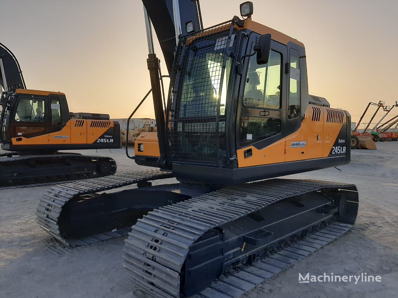 new Hyundai 245LR tracked excavator