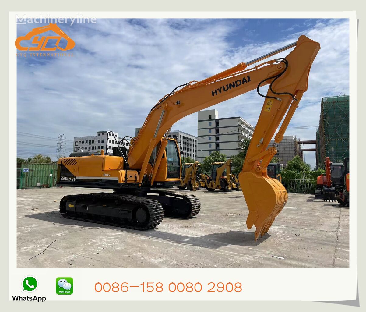 Hyundai ROBEX 220LC-9S tracked excavator for parts