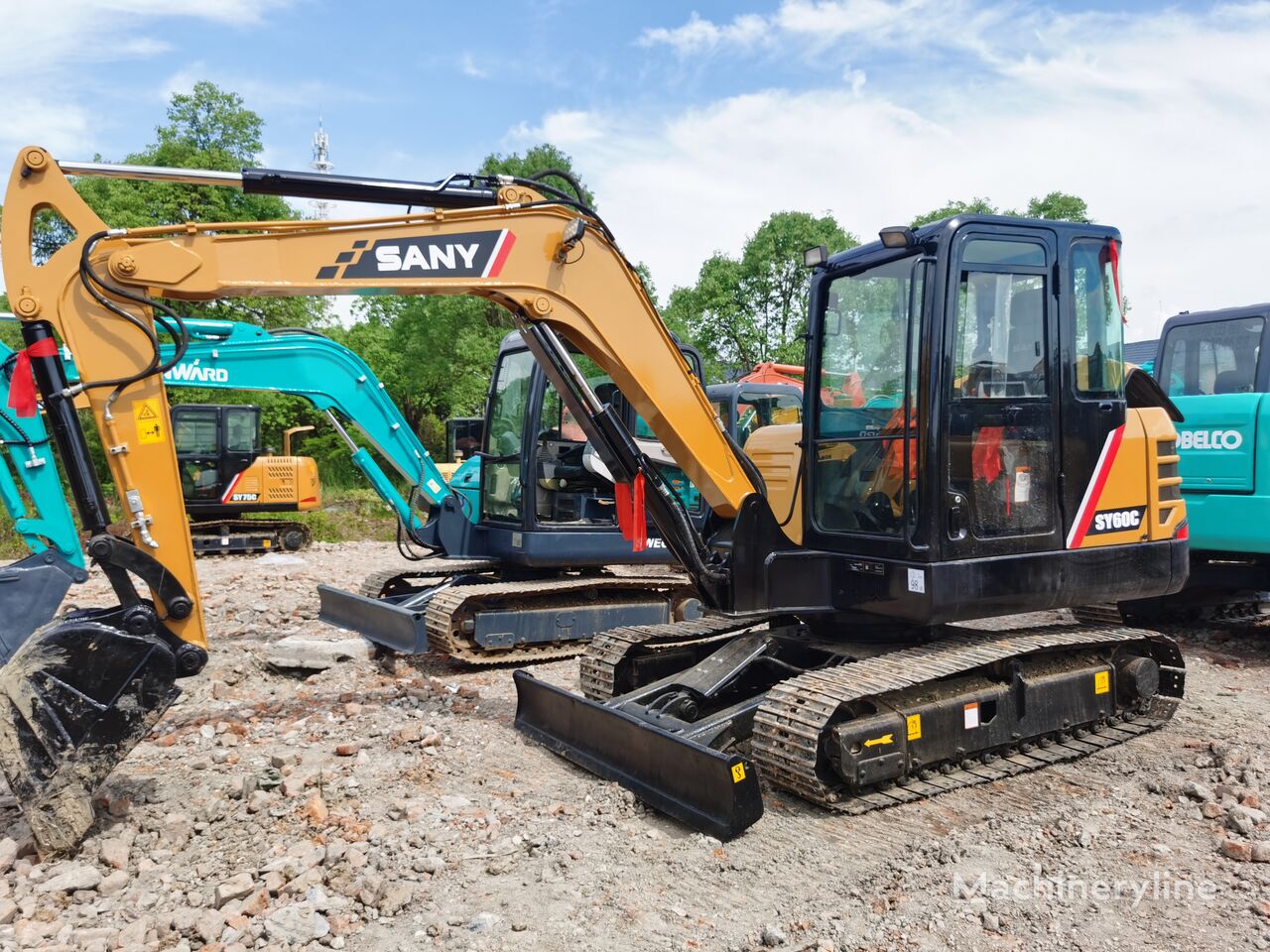 Sany SY60C tracked excavator