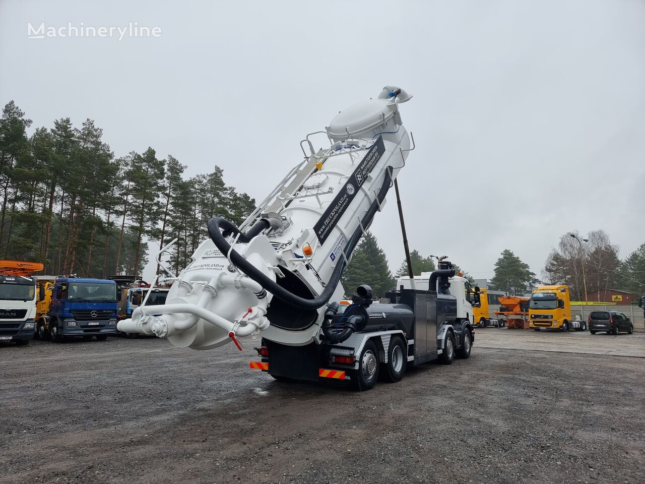 Scania vacuum excavator