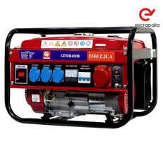 Generador Electrico Gasolina 220-380VAC de 5500W Nuevo) petrol generator